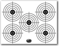 Target 5BullseyesWhite